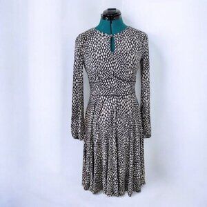 Boden‎ Long Sleeve Marilyn Keyhole A-Line Dress - Size Small